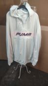 Puma white coat size M. EST Â£25