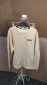 Puma beige jumper size L. EST Â£25