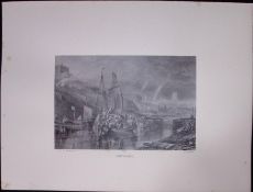 J.M.W Turner Rare “City of Nottingham” 1873 Picturesque Views in England-57