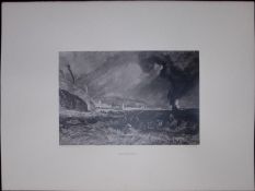 J.M.W Turner Rare “Whitehaven Cumbria” 1873 Picturesque Views in England -4