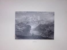 J.M.W Turner Rare “Richmond Yorkshire” 1873 Picturesque Views in England-67