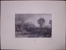 J.M.W Turner Rare “Powis Castle Wales” 1873 Picturesque Views in England-26