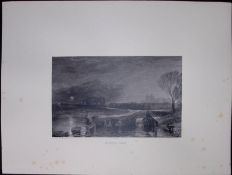 J.M.W Turner Rare “Leicester Abbey” 1873 Picturesque Views in England-32
