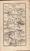Ireland Rare Antique 1777 Road Map Monaghan Enniskillen Dundalk Ardee Kells