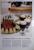 Guinness Guide To Lamb 1960 Original 66 Years-Old Print -GE 2827.