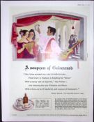 Guinness 70 Years-Old Advert 1955 a Soupcon of Guinness G.E.2437-B
