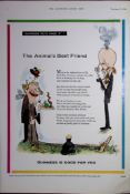 Guinness 1961 Original 64 Years-Old Print Animal Best Friend- G.E.3388-A.