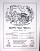 Guinness 1956 Original 70 Years-Old Print Pretty Polly Perkins- G.E.2082-E.