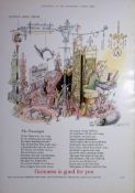 Guinness The Fromologist 1960 Original 66 Years-Old Print -GE 3274