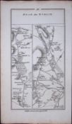 Ireland 245 Years -Old Antique Road Map Dublin, Tipperary, Limerick-98