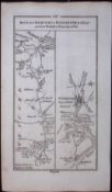 Ireland 245 Years -Old Antique Road Map Wexford, New-Ross, Waterford-150