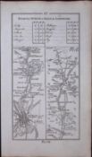 Ireland 245 Years -Old Antique Road Map Dublin, Sligo, Via Longford-62