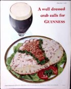Guinness 66 Years-Old Advert 1959 A Well Dressed Crab G.E.3155-A