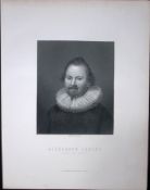 Earl of Leven Alexandra Lesley Scotland 1873 Antique 152 Years-Old Engraving-46