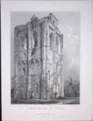 Cambuskenneth Tower Stirling Scotland Antique 152 Years-Old Engraving-21
