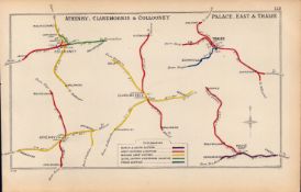 Athenry Claremorris Tralee Ireland Antique Railway Junctions Diagram-128.