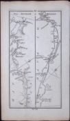 Ireland 245 Years -Old Antique Road Map Killala, Boyle, Roscommon-70