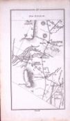 Ireland 245 Years -Old Antique Road Map Coleraine & Portrush -28