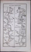Ireland 245 Years -Old Antique Road Map From Trim to Philiptown-248