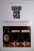 Guinness is Good for You 1963 62 Years-Old Genuine Print