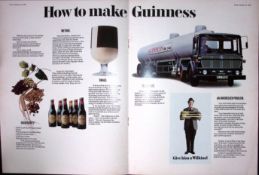 Guinness 1970 55 Years-Old Genuine Print How to Make Guinness