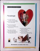 Guinness 1960 Original 66 Years-Old Print Paradogs- G.E.3386-A.