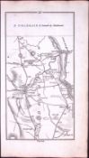 Ireland 245 Years -Old Antique Road Map Colerain, Portrush, Antrim-30