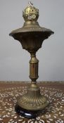 Antique Brass Oil Lamp, c.1900