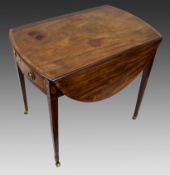 George III Mahogany Pembroke Table