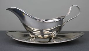 Arthur Price “Ritz” Silver Plated Sauce Boat on Stand