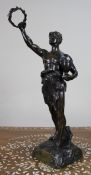 Fine Late 19th Century Bronze Figure Signed Lemoyne