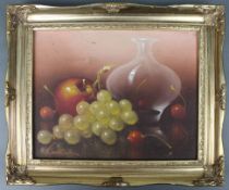 Vintage Still Life Painting in Gilt Frame