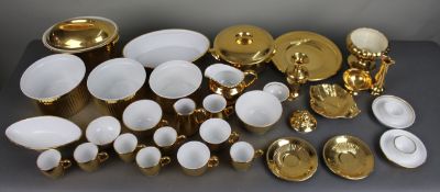 Collection of Gold Lustre Royal Worcester Winton etc.