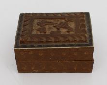 Small Carved Wooden Box