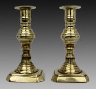 Pair of Antique Brass Candlesticks