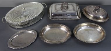 Collection of Antique & Vintage Silver Plated Serving Dishes