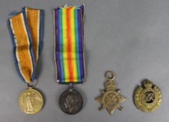 First World War British War Medal Group Pte H. Lewis, R.A.M.C.