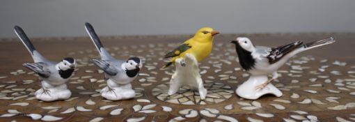 Collection of 4 Vintage Goebel Porceain Birds