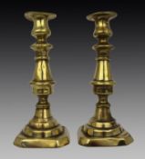 Pair of Antique Brass Candlesticks