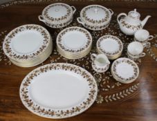 Large Wedgwood ‘Autumn Vine’ Bone China Dinner & Tea Service