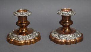 Pair of Early 19th Century Sheffield Plate Candlesticks