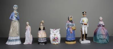 Collection of 7 Porcelain Figurines