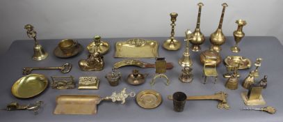 Collection of Antique & Vintage Brassware