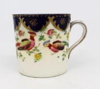 Worcester Porcelain Coffee Can – Exotic Birds Pattern – c.1815–1825