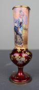 Late 19th Century Bohemian Ruby Glass Vase