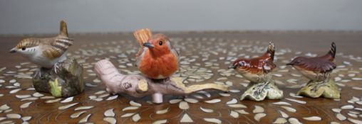 Collection of 4 Vintage Porceain Birds