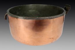 Large Antique Copper Bain Marie