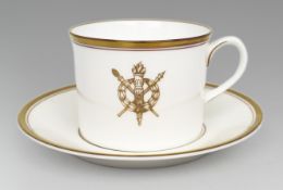 Royal Worcester Commemorative Tea Cup & Saucer Retailed by Harrods