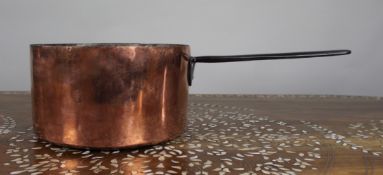 Very Large Georgian Copper Saucepan