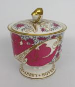 Coalport Commemorative Princess Anne Marriage Vase & Cover